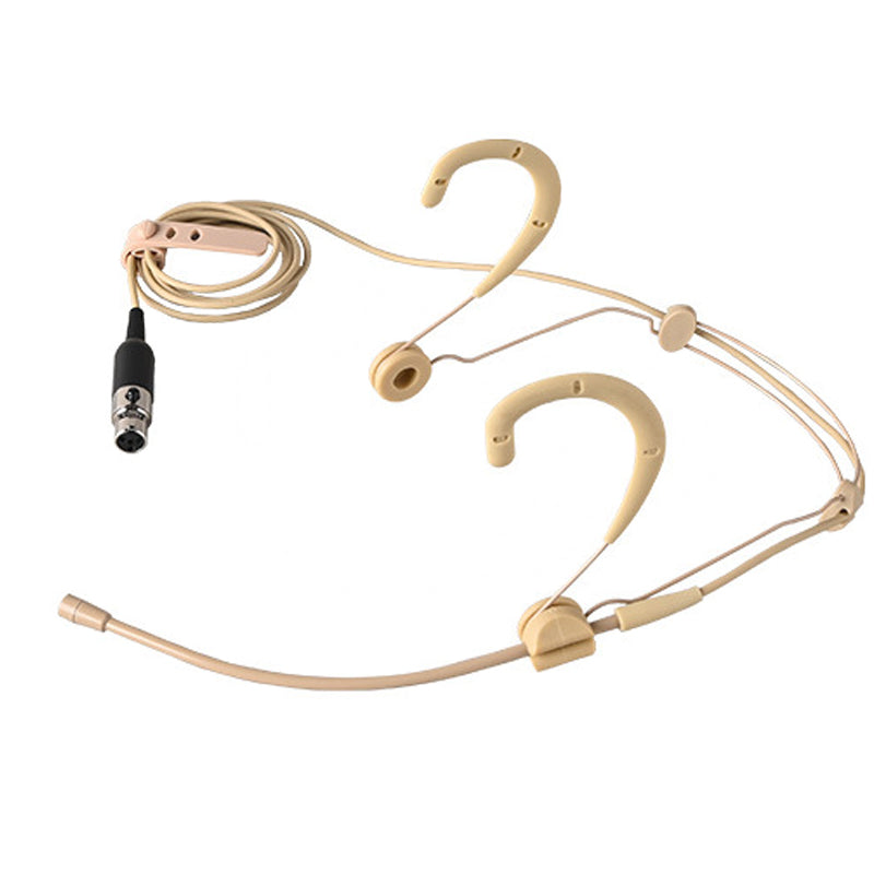 Beta-53 Headworn Vocal Microphone for Shure Wireless Systems (TA4F Mini Plug) – Supercardioid Condenser Mic for Stage, Live Streaming, Karaoke, Theater, Broadcast