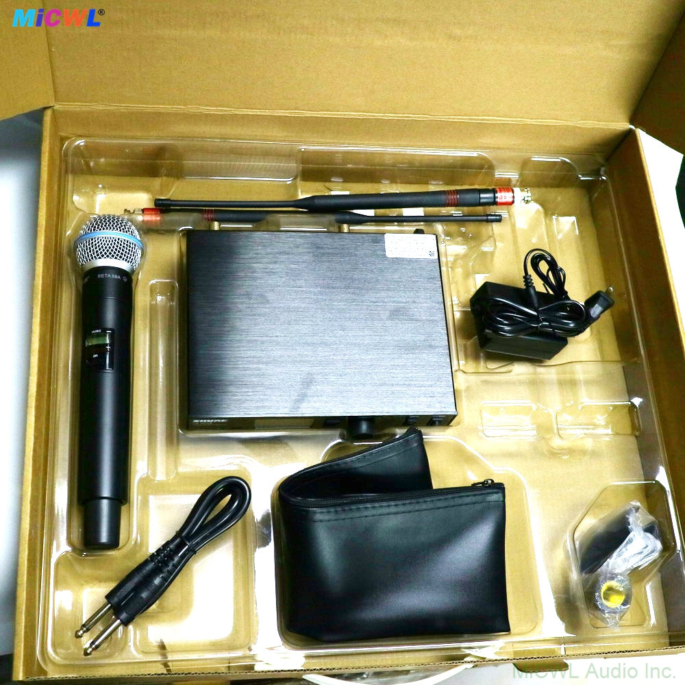 ULXD24/BETA58 Complete Wireless Kit ULXD4 Rack Receiver Beta58 Handheld For Live Sound, Church, Conference