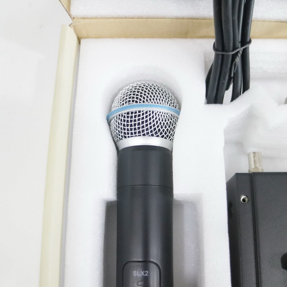 SLX24 Wireless Microphone System SLX4 Receiver SLX2 Beta58 Handheld Set