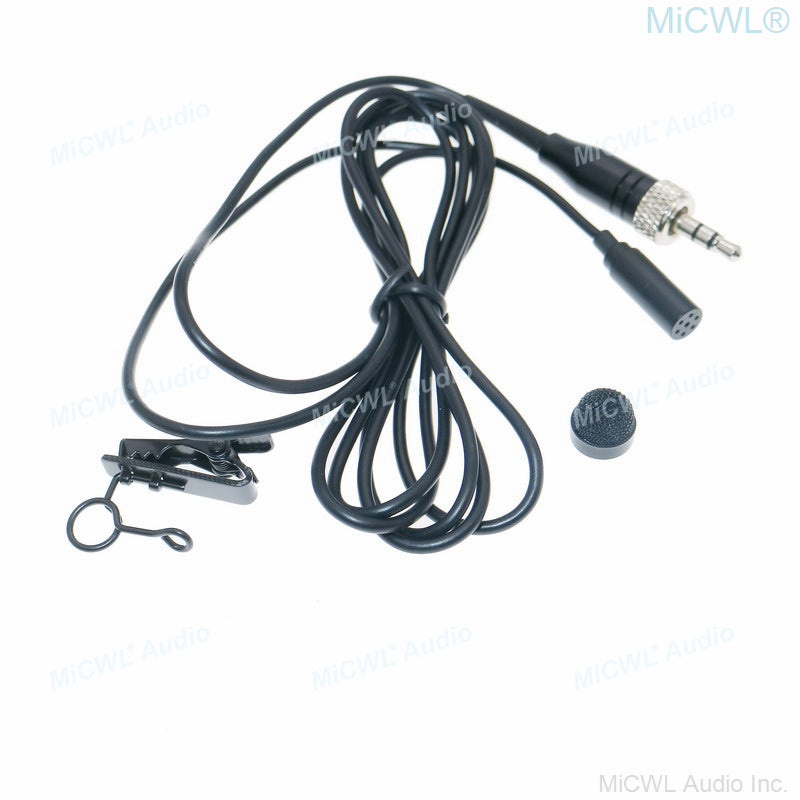 Black ME2 Lapel Lavalier Microphone for Sennheiser G2 G3 G4 MKE2 Clip-On Wireless Microphones System