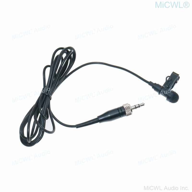Black ME2 Lapel Lavalier Microphone for Sennheiser G2 G3 G4 MKE2 Clip-On Wireless Microphones System