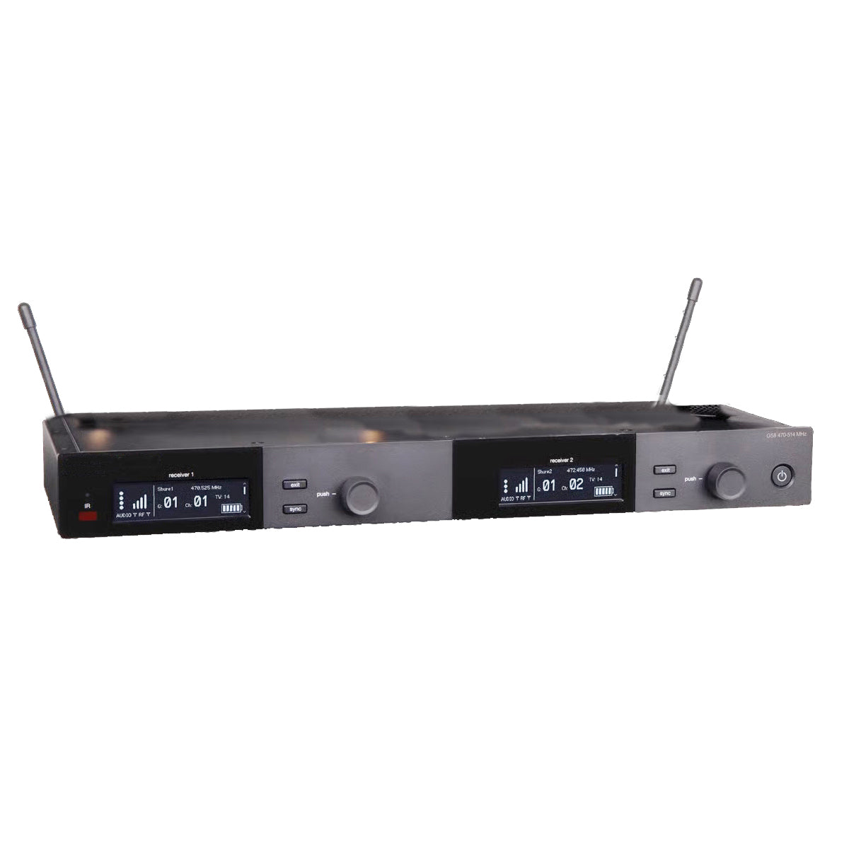 SLXD24D/B58 2 Channel Digital Wireless Microphone System With 2 SLXD2 Handheld Transmitters BETA 58A Vocal Mic SLXD4D Receiver