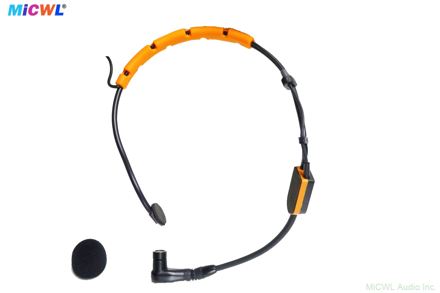 SM5 Orange-black Head Headworn Cardioid Microphone 4Pin TA4F For Shure QLX QLX GLX BLX Headset BeltPack System