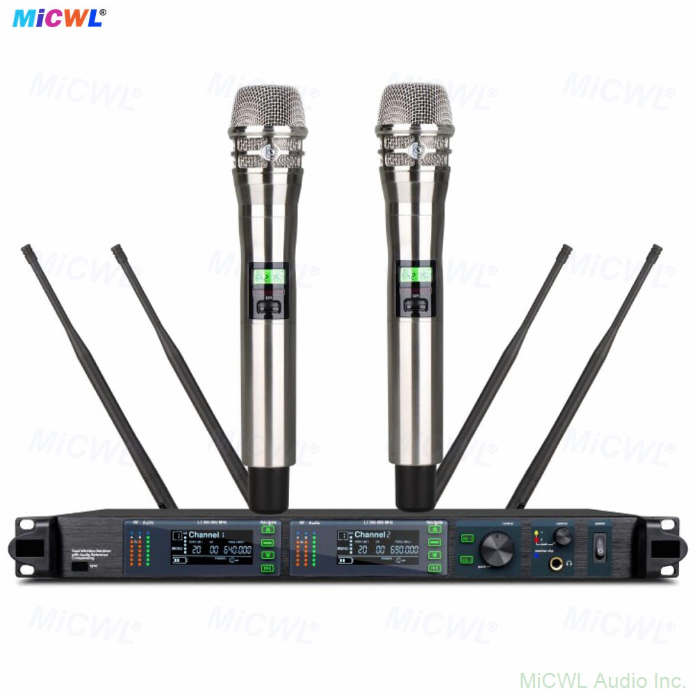 ULXD4-LED Professional 200-Channel UHF Digital Wireless Microphone System with Dual KSM9 Handheld Mics (or Silver KSM8 Option) – Long Range, Anti-Interference, Encrypted for Stage, DJ, Karaoke, Church, School Speech