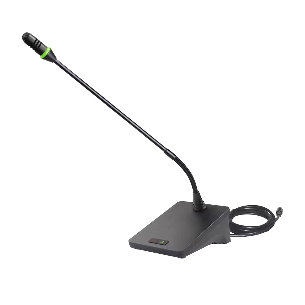 MiCWL A4520 Wired Microphone Conference Video-Tracking System 12 Discussing Meeting Room Chairman 12 Delegate Mics Set (10pcs-300pcs Can Expanded)