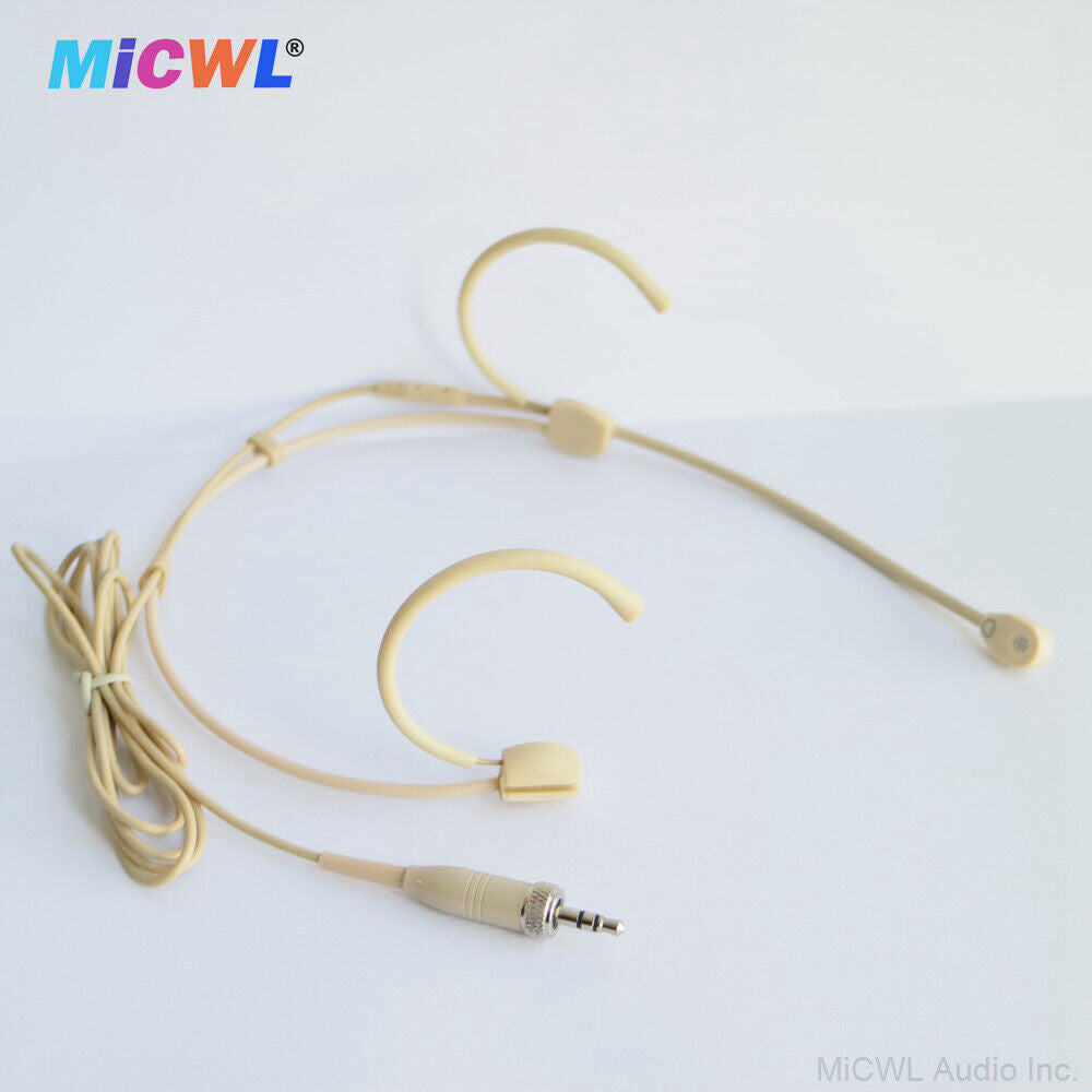 Beta-CC Cardioid Headset Microphone For Shure Sennheiser AKG BeltPack Wireless - MiCWL Audio Inc