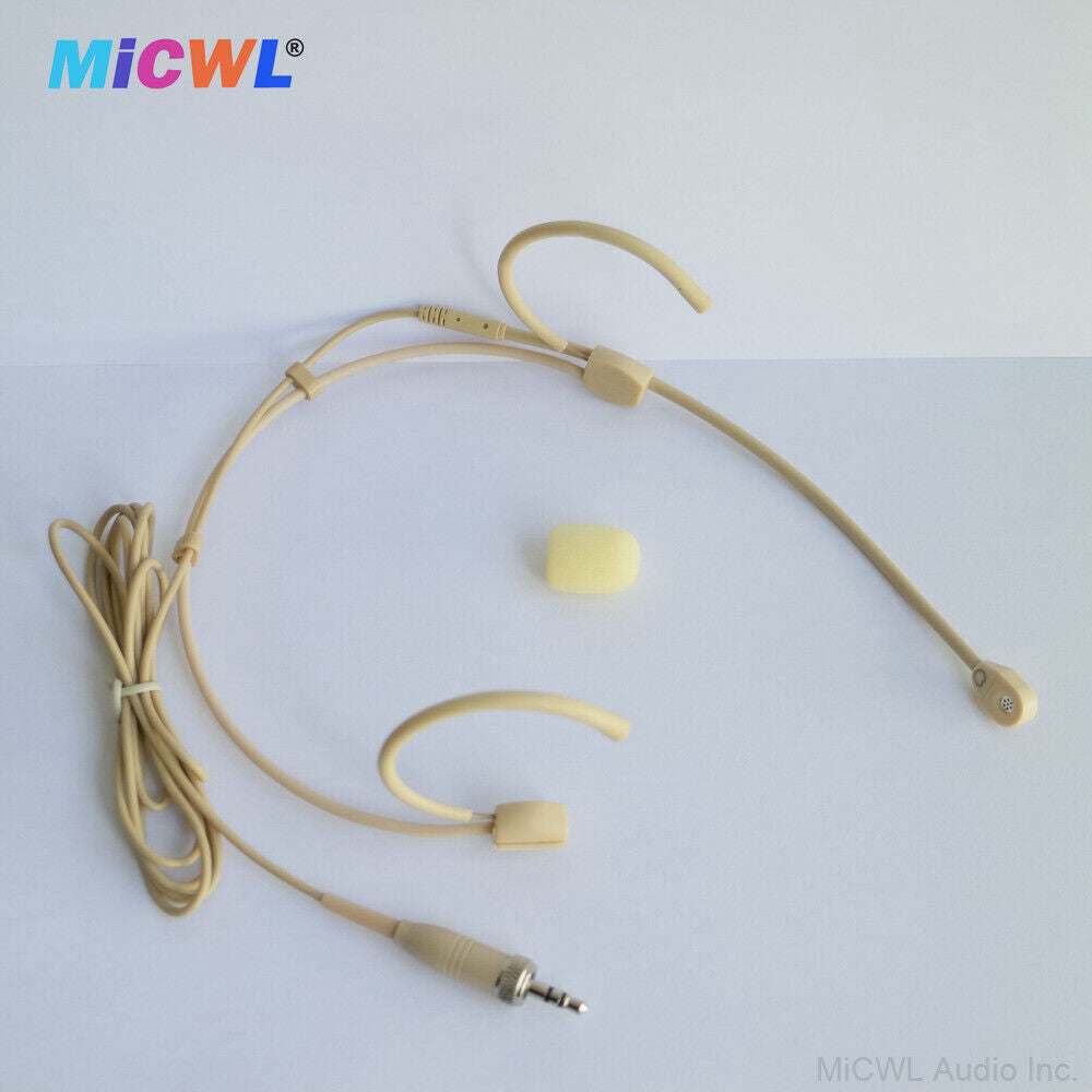 Beta-CC Cardioid Headset Microphone For Shure Sennheiser AKG BeltPack Wireless - MiCWL Audio Inc