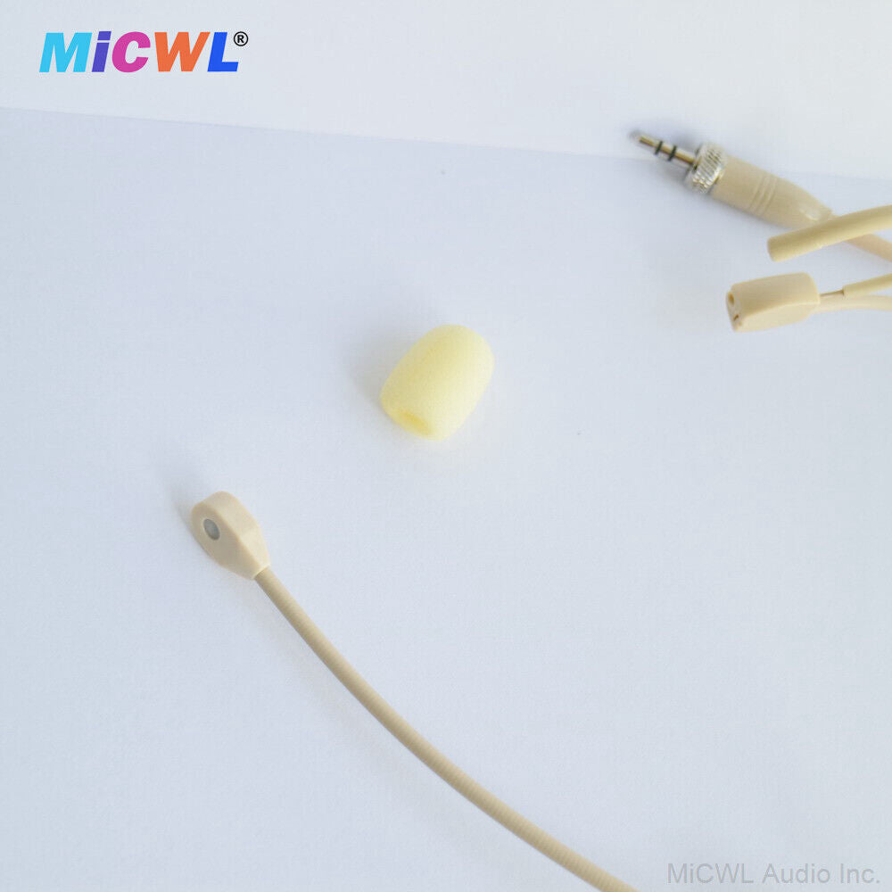 Beta-CC Cardioid Headset Microphone For Shure Sennheiser AKG BeltPack Wireless - MiCWL Audio Inc