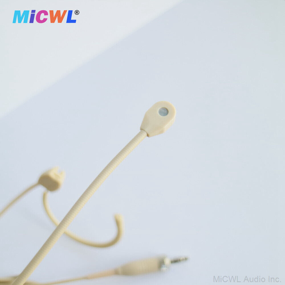 Beta-CC Cardioid Headset Microphone For Shure Sennheiser AKG BeltPack Wireless - MiCWL Audio Inc