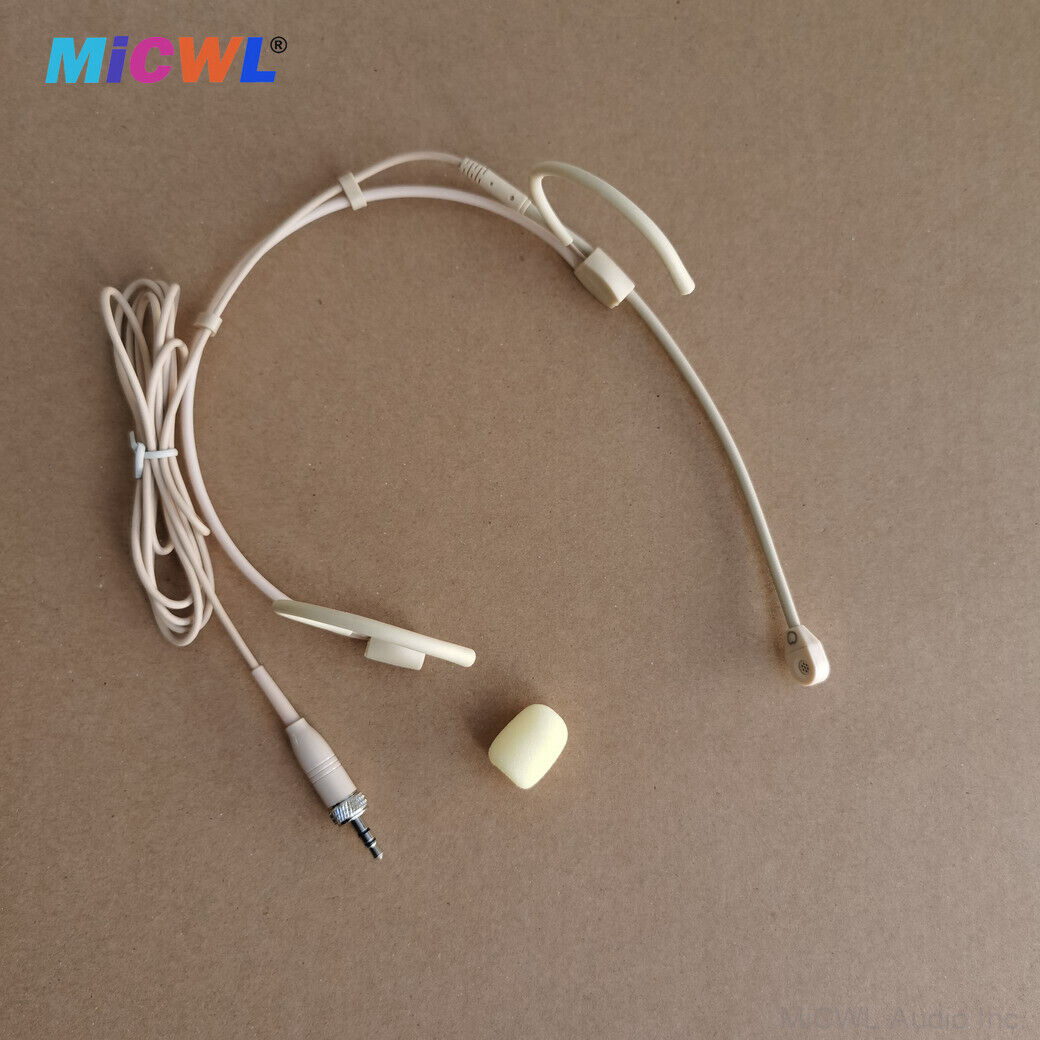 Beta-CC Cardioid Headset Microphone For Shure Sennheiser AKG BeltPack Wireless - MiCWL Audio Inc