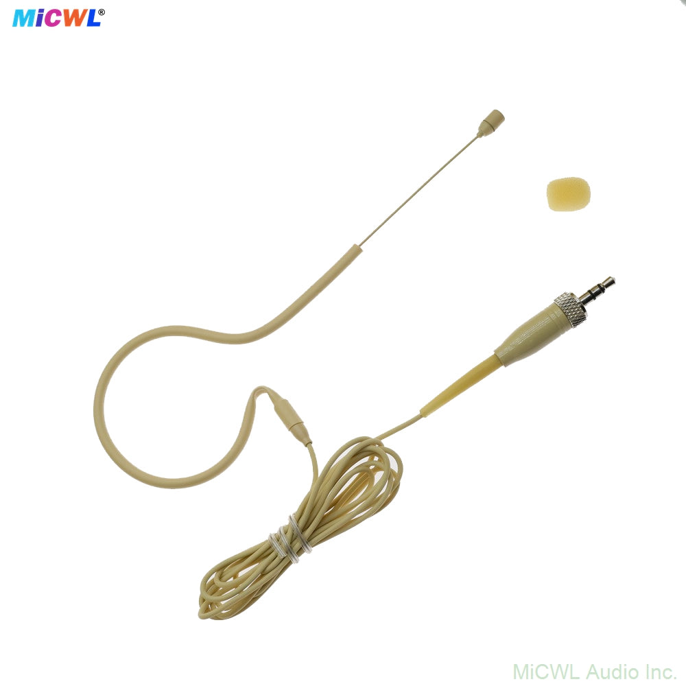 SL20 Headset Microphone For Sennheiser G2 G3 G4 Wireless 3.5mm Jack Lock Beige