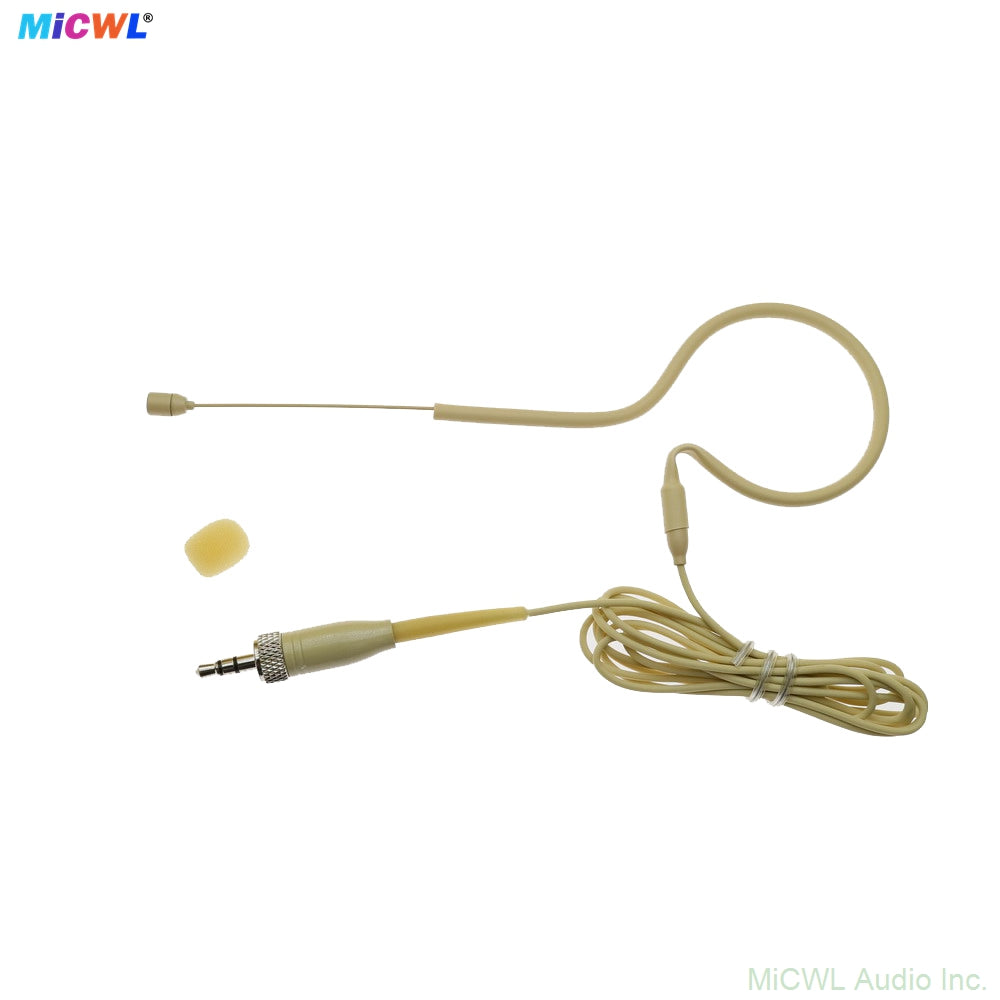 SL20 Headset Microphone For Sennheiser G2 G3 G4 Wireless 3.5mm Jack Lock Beige