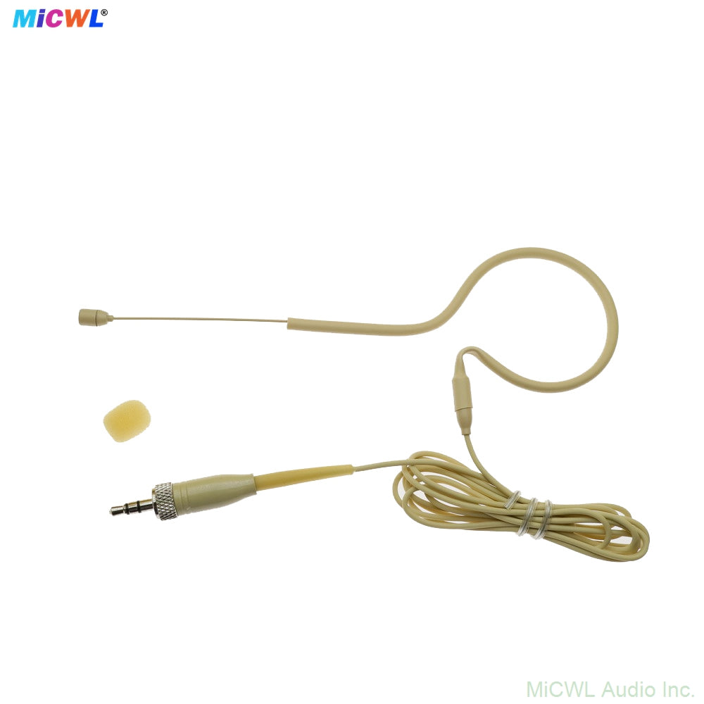 SL20 Headset Microphone For Sennheiser G2 G3 G4 Wireless 3.5mm Jack Lock Beige