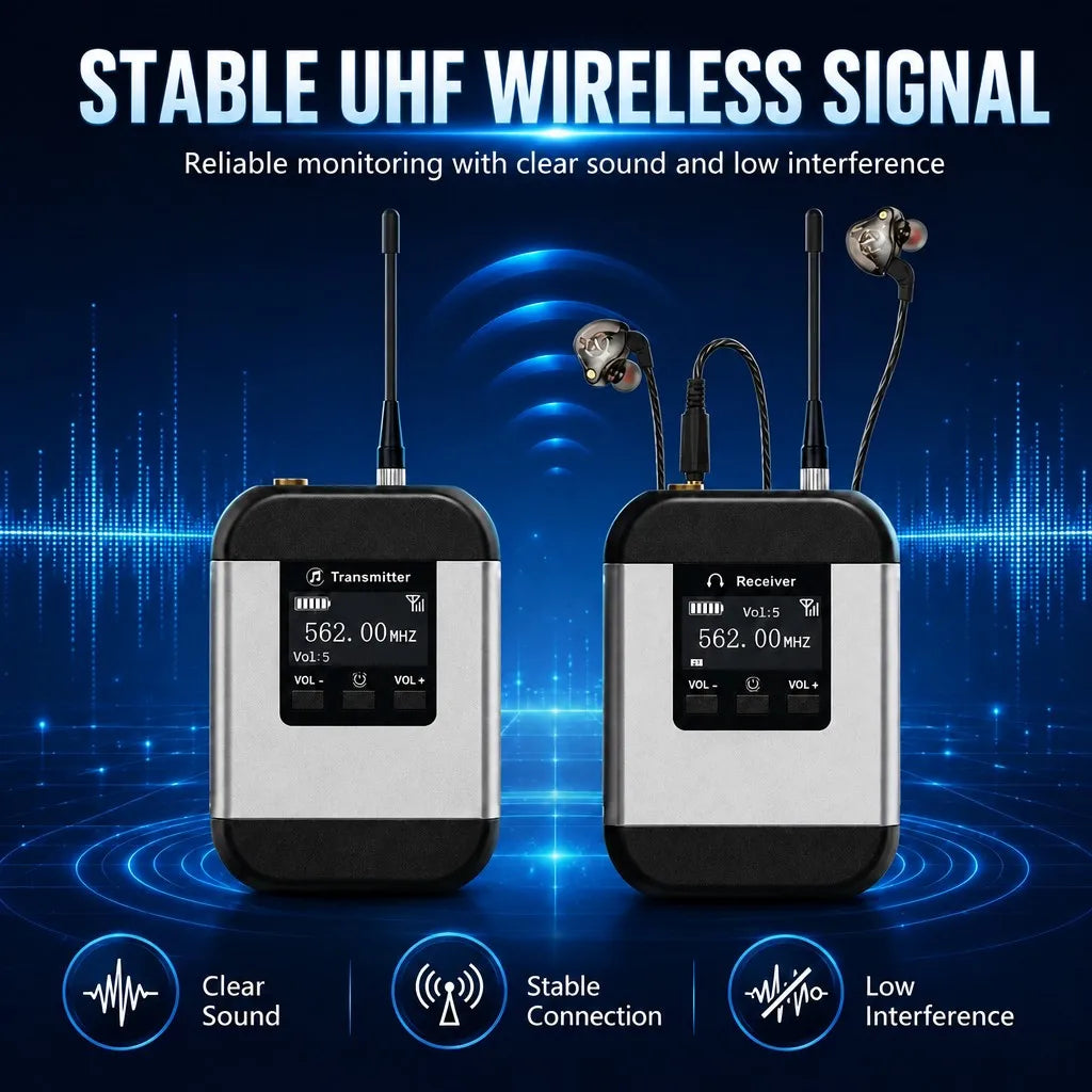 Portable Stereo Wireless In-Ear Monitor System
