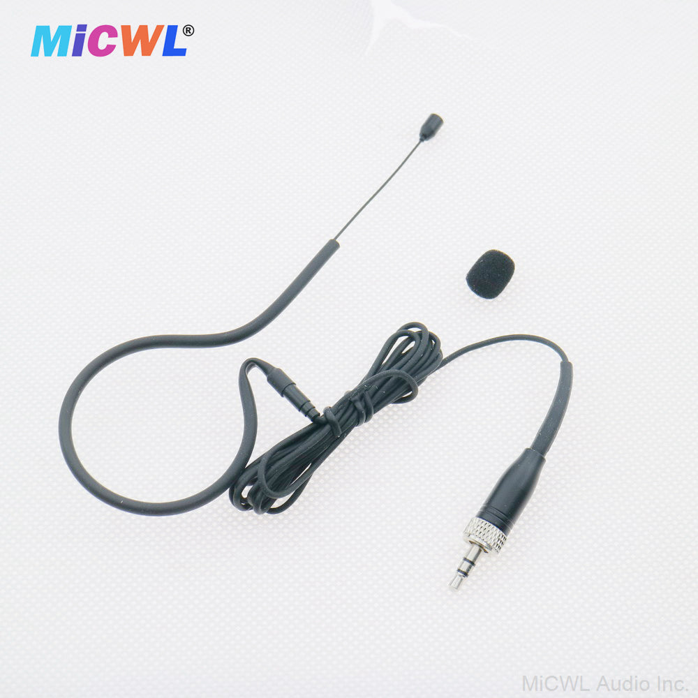 HM200 Earset Headset Mic for Sennheiser G2 G3 G4 Wireless Belt Pack – 3.5mm Screw Lock Connector, Black & Beige, Ideal for Live Performance, KTV, DJ, Streaming, Church, School, Karaoke