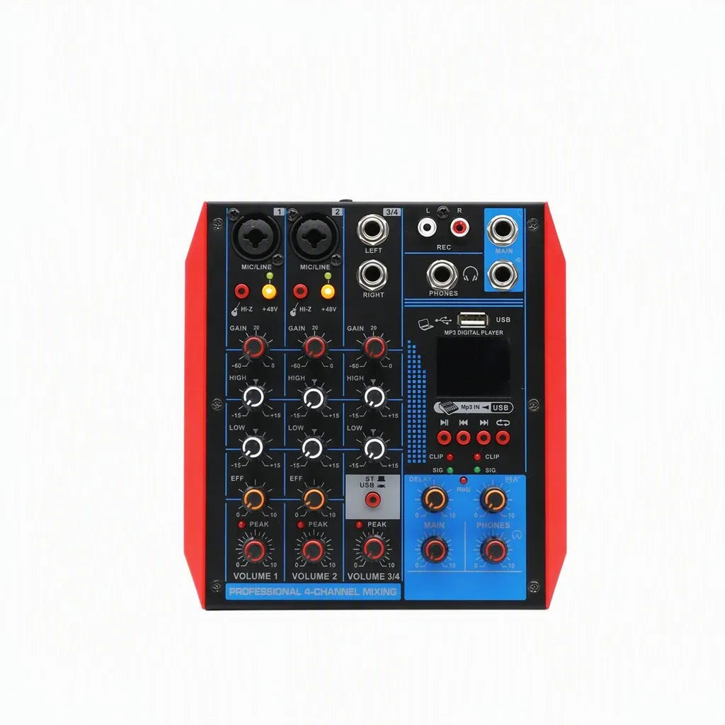 8-Channel Digital Mixer with 48V Phantom Power