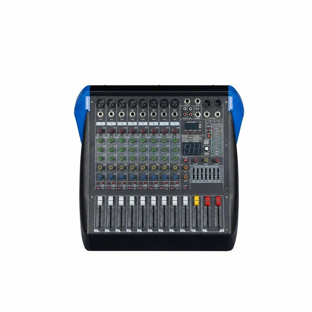 8-Channel Powered Mixer with 99 Effects and Equalizer