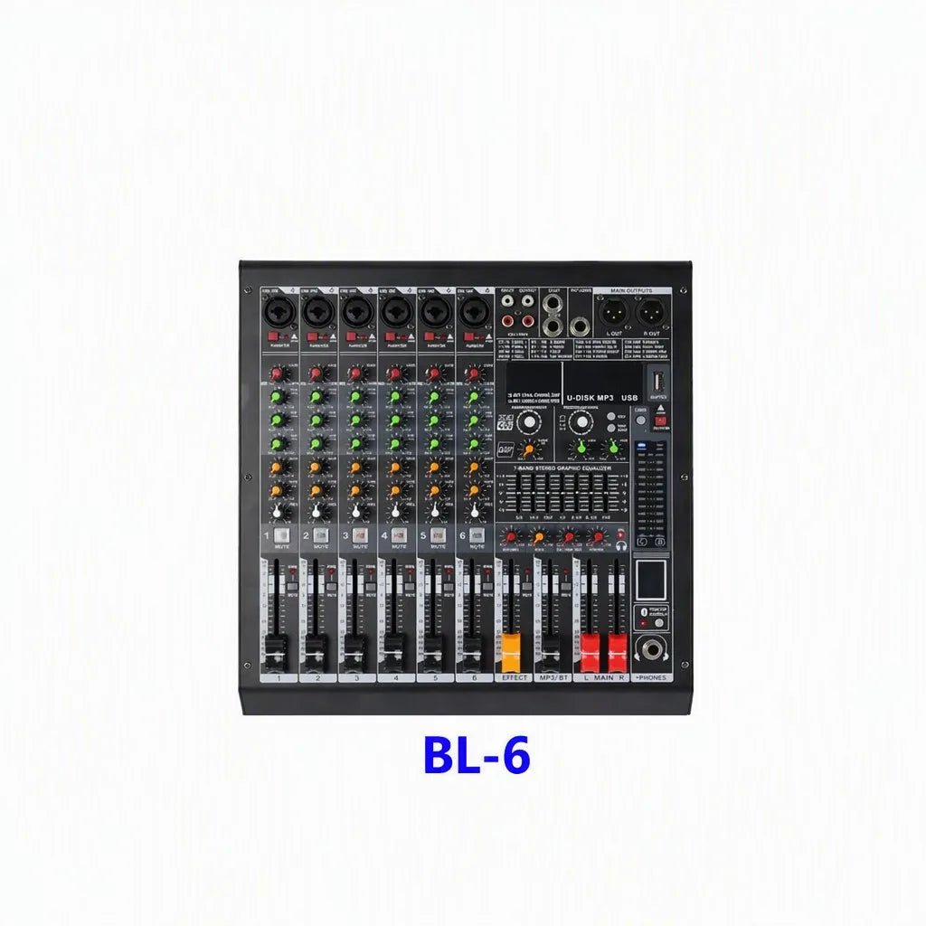 Professional Audio Mixer with Effects