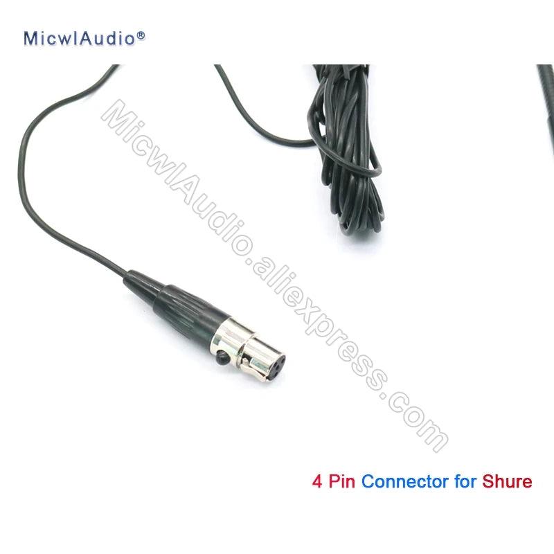 Pro Saxophone Violin Trumpet Instrument Microphone For Sennheiser G1 G2 G3 Wireless 3.5mm Lock Jack Shure ULX SLX AKG Samson - MiCWL Audio Inc