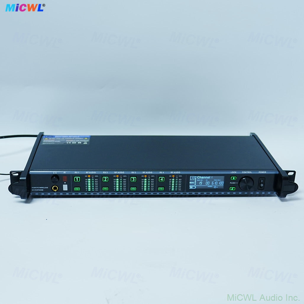 AD4Q 4-Channel UHF Wireless Microphone System with 4 KSM8 Handheld Mics