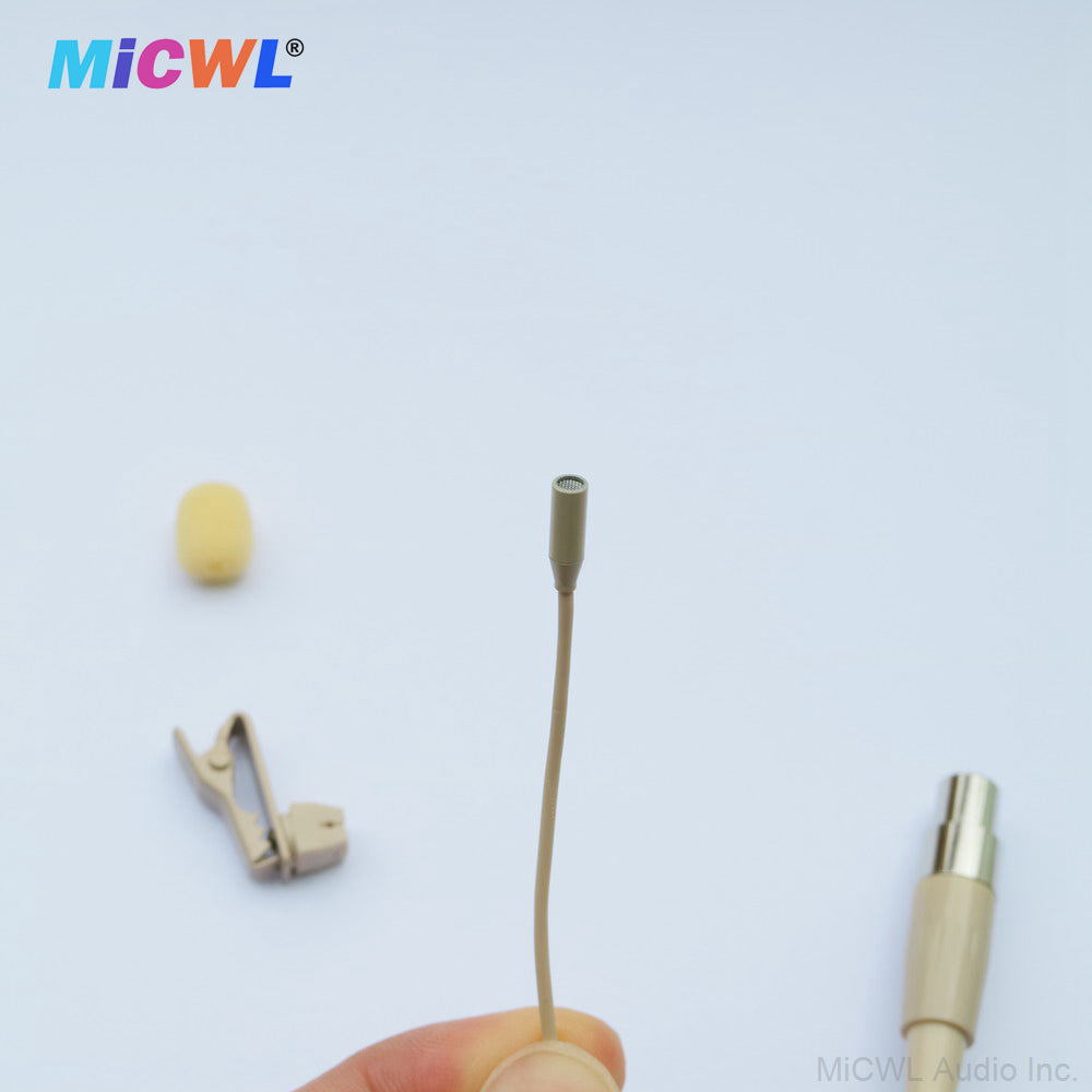 TL48 Omnidirectional Lavalier Microphone – Replacement Lapel Mic for Shure Bodypack Transmitters, TA4F Connector