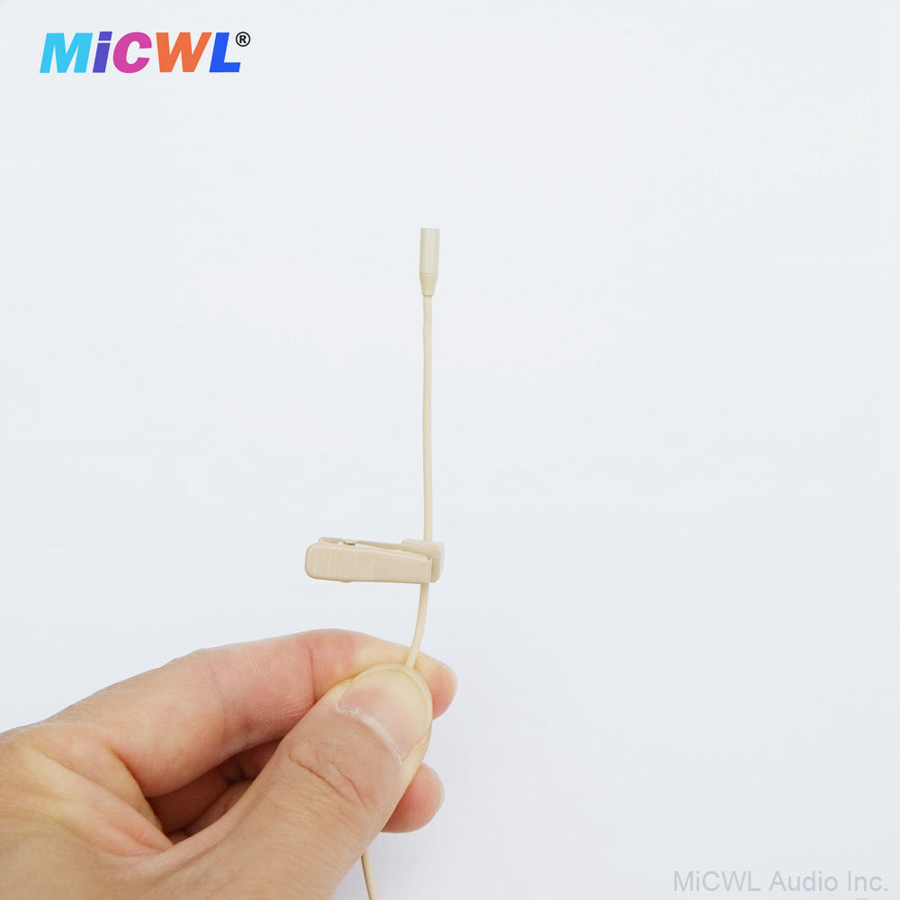 TL48 Omnidirectional Lavalier Microphone – Replacement Lapel Mic for Shure Bodypack Transmitters, TA4F Connector