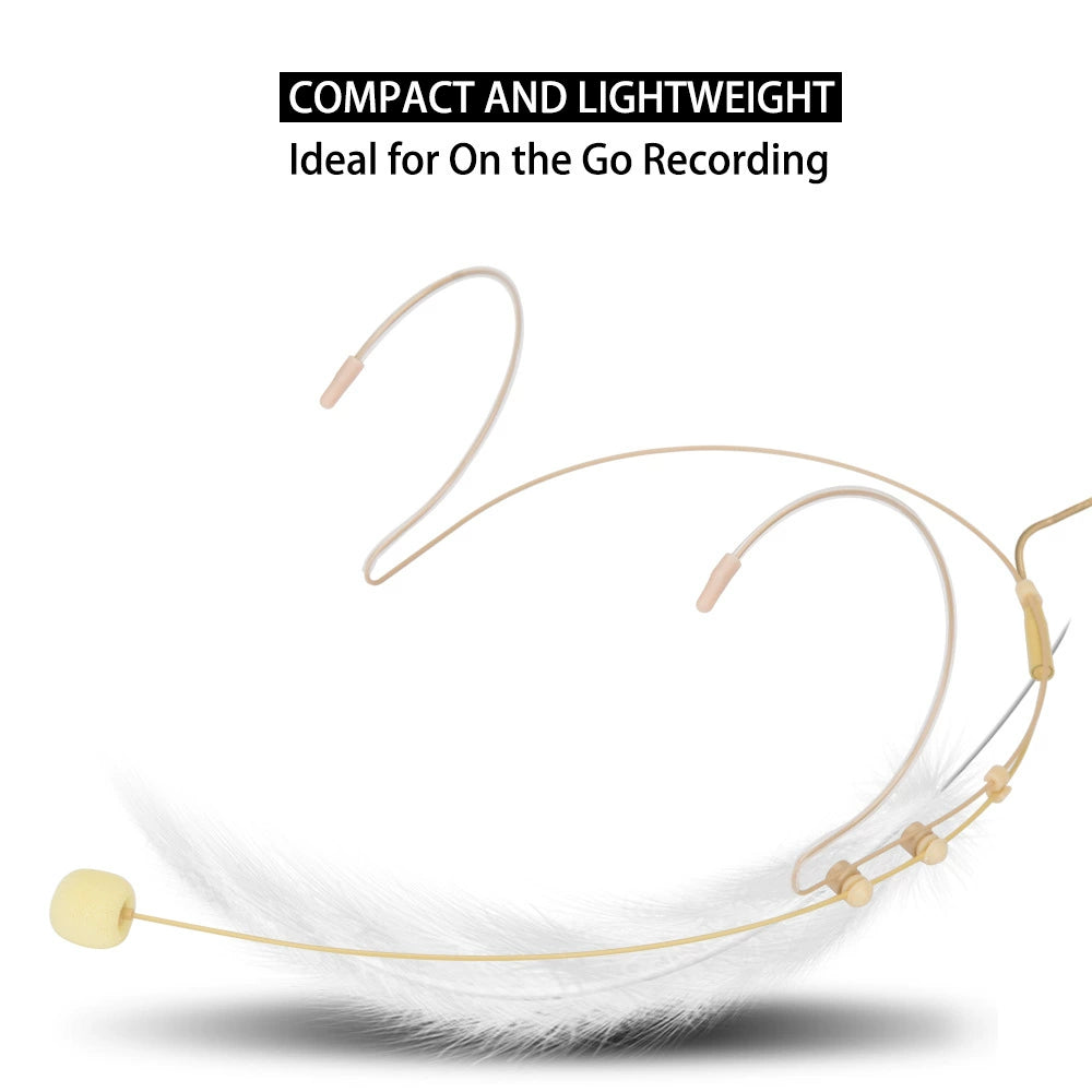 Skin-Tone Clip-On Lavalier Microphone