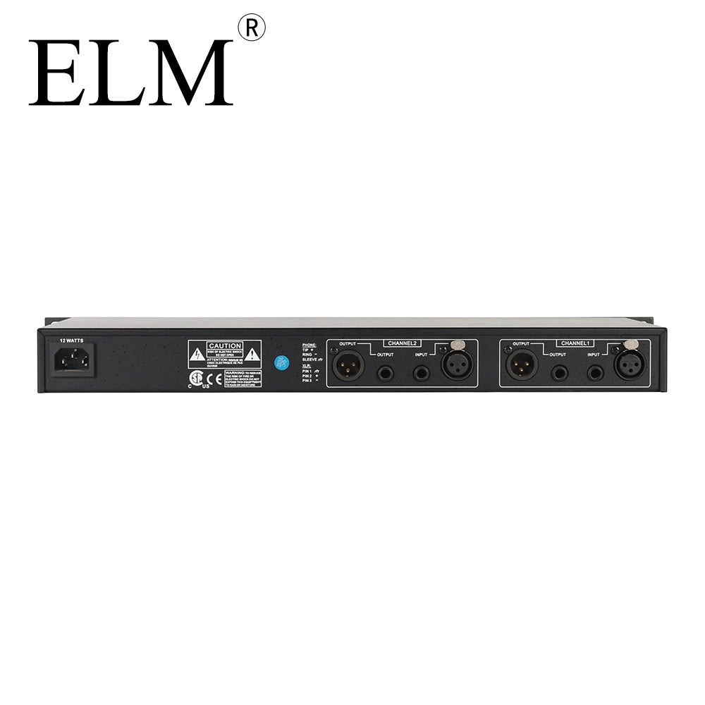 Dual 15-Band Graphic Equalizer 215 - Professional Stereo Rack EQ
