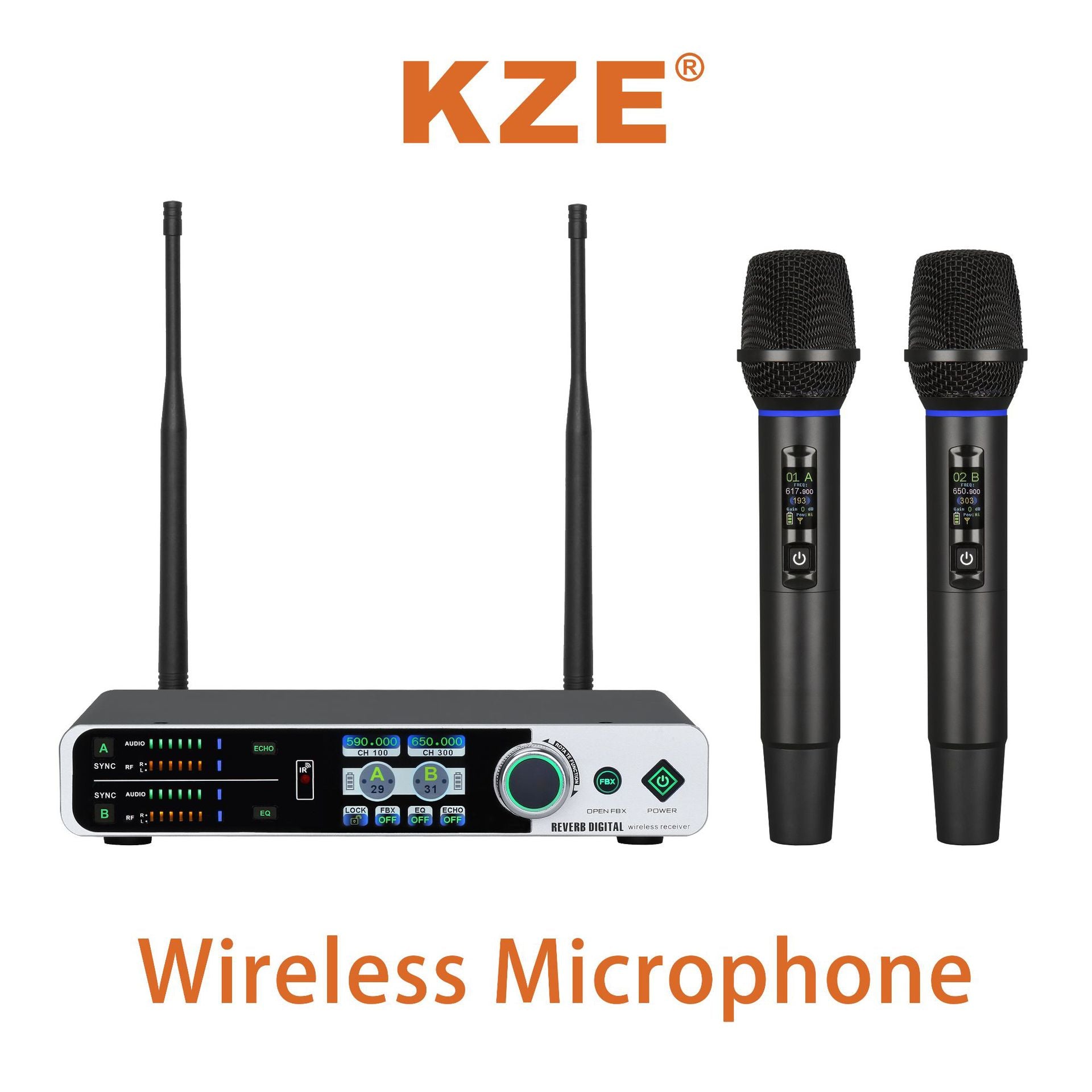 Professional Wireless Microphone System K88