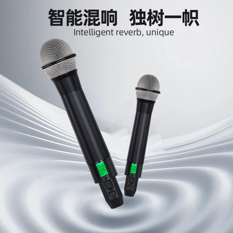 LG-122X Full-Metal UHF Wireless Microphone System 1-to-2