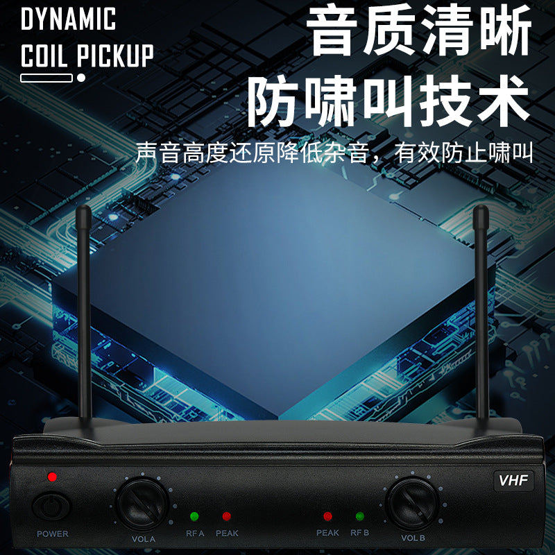 SM58 Dual Channel Wireless Microphone System SM-58
