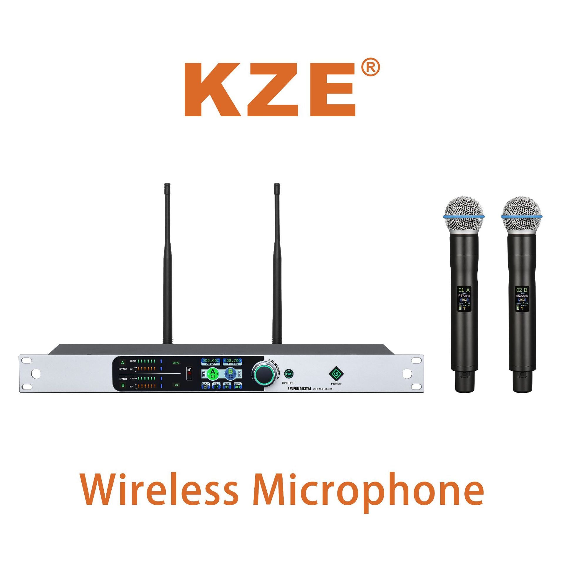Professional Wireless Microphone System K88