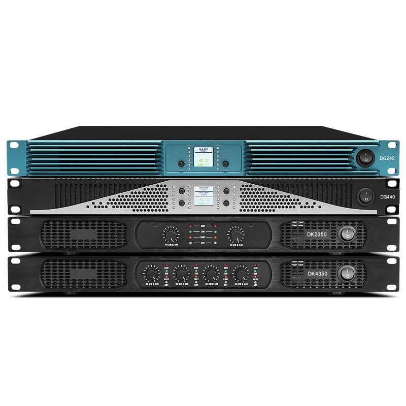 Professional Digital Power Amplifier K-2000 2/4-Channel 2600W-4800W Stage Speaker Amp