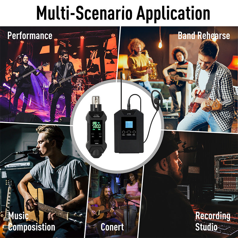 Professional Wireless In-Ear Monitor System IEM with Digital Display