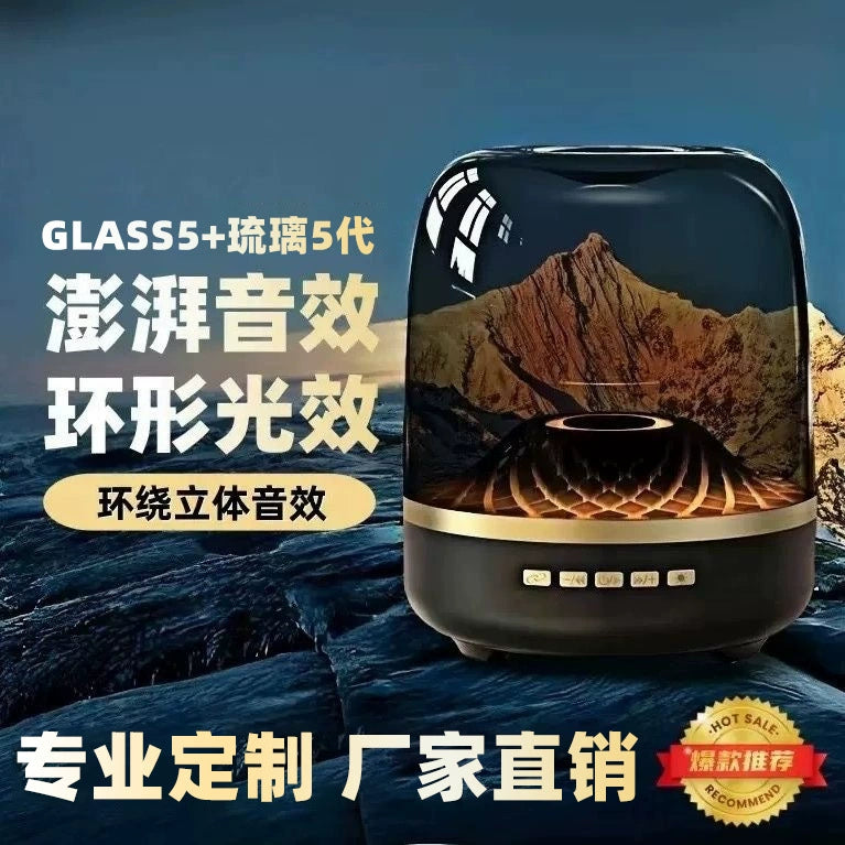 HQ Premium Glass LED Bluetooth Speaker