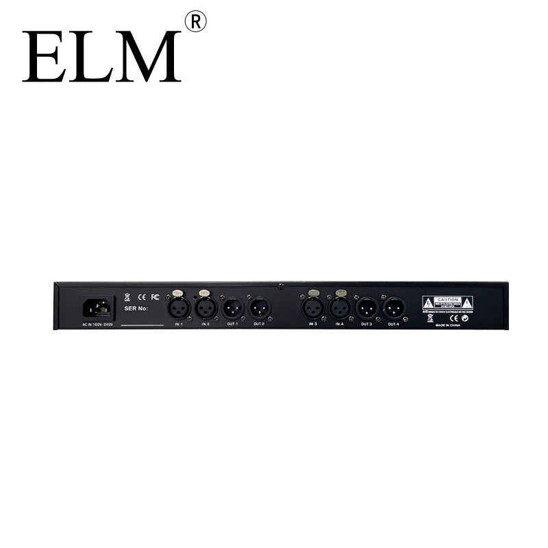 4-In 4-Out Professional Feedback Eliminator XTR 4.0 - Anti-Howling Audio Processor