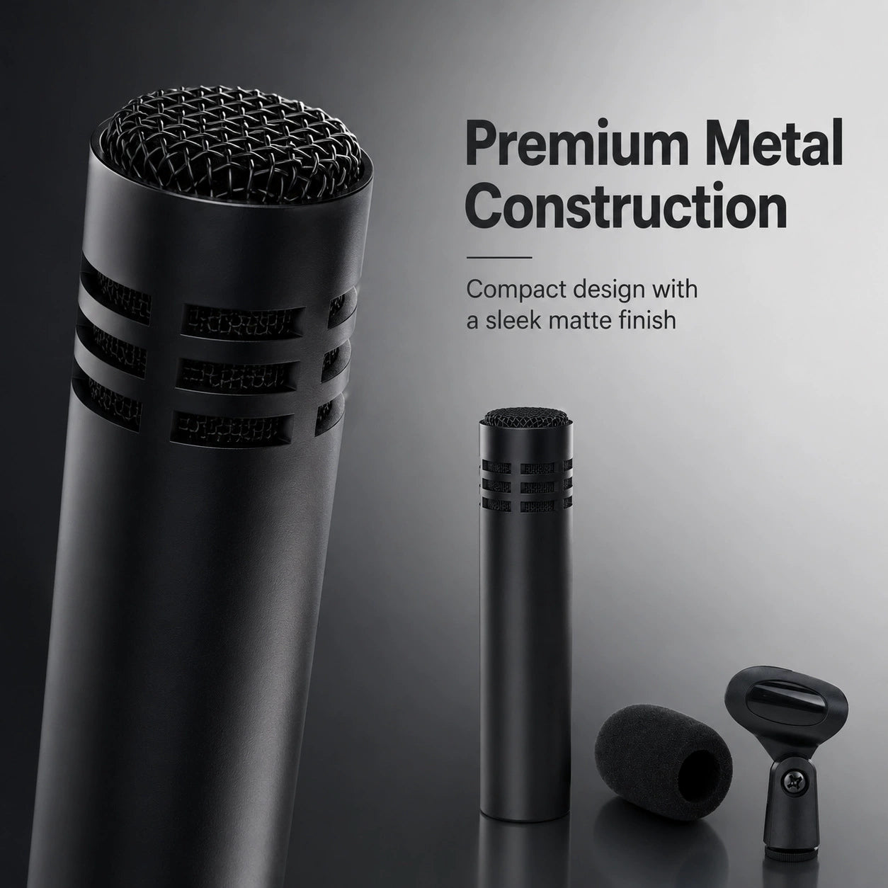 Large-Diaphragm Condenser Stage Microphone