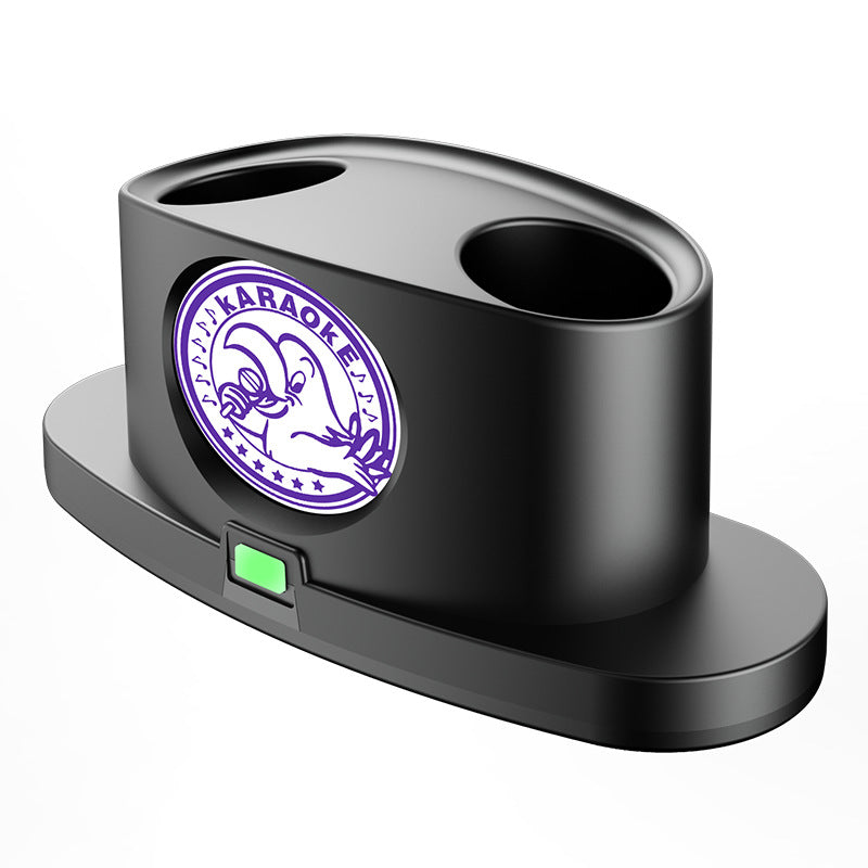 Universal Wireless Microphone Charging Dock Type-C Magnetic Base for KTV