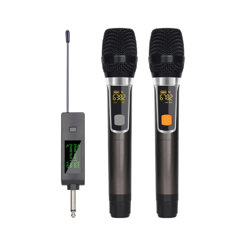Dual Channel Wireless Microphone System UHF