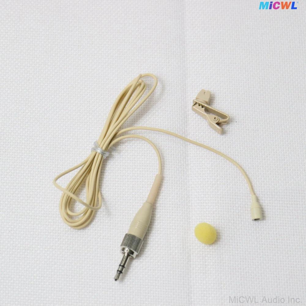 Skin Color Lavalier Lapel Microphone For Sony UWP UTX Wireless Backpack Transmitter Omnidirectional Condenser Core - MiCWL Audio Inc