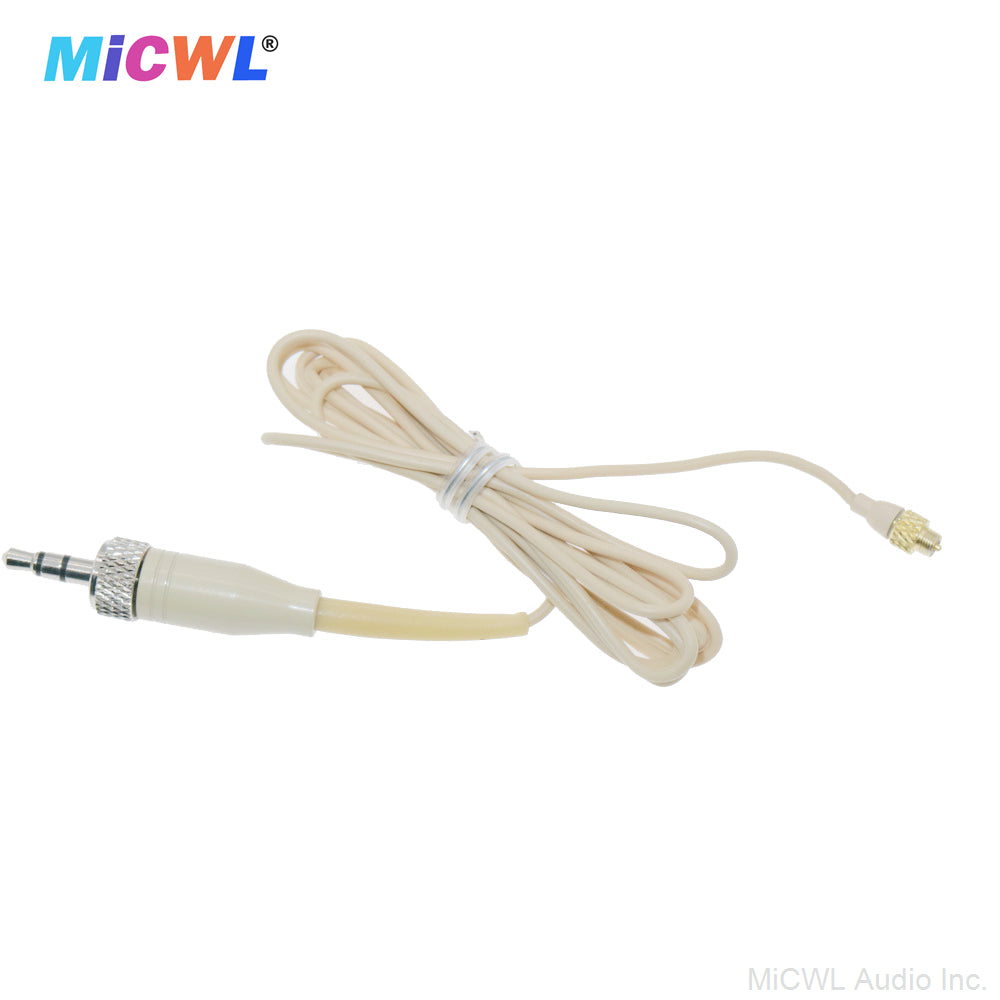 Beta-12 Snail Earset Microphone – 3.5mm Locking TA4F Connector for Sennheiser & Shure Wireless Bodypack Transmitters | Lightweight, Adjustable Headset Mic for Presenters, Fitness Instructors & Broadcasters