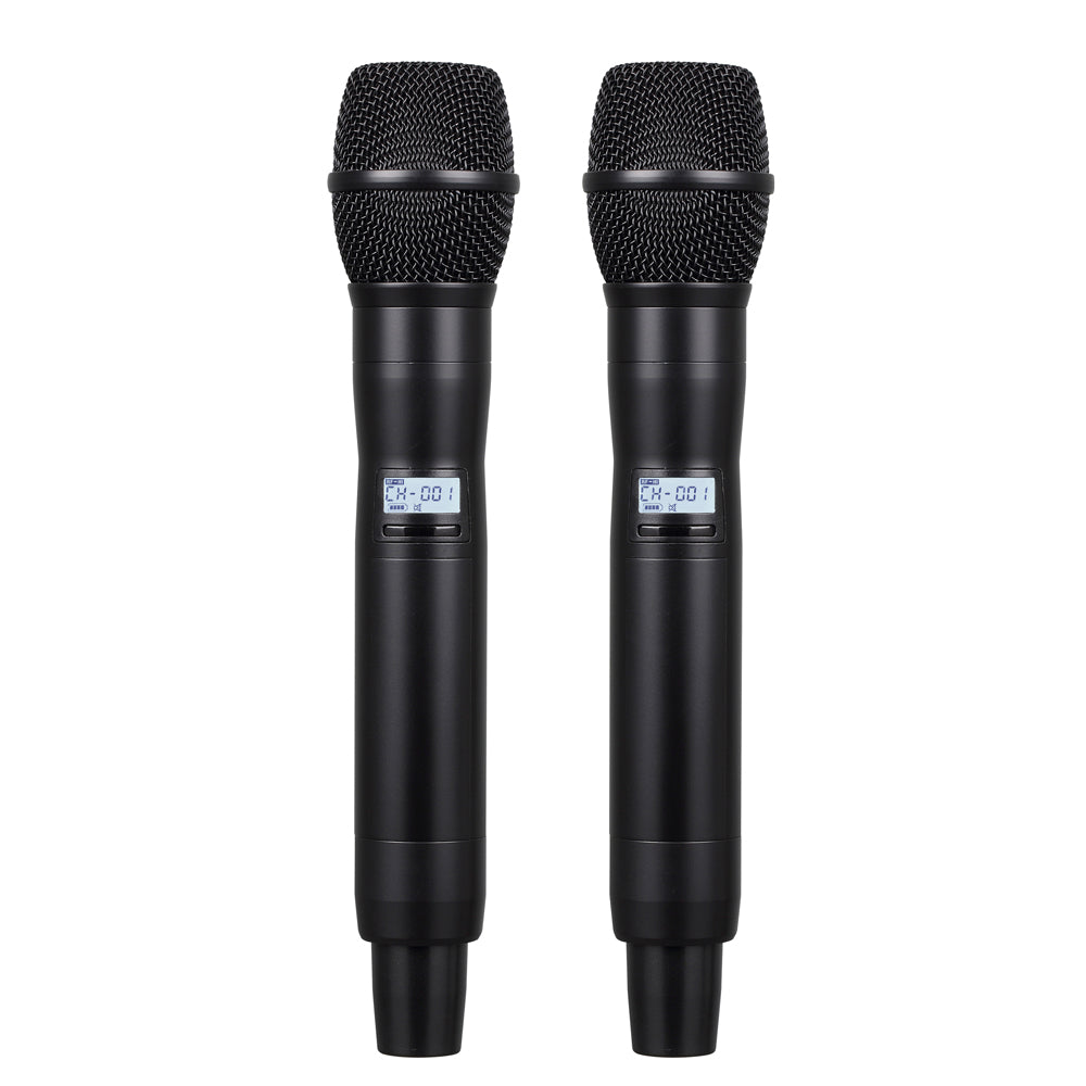 ULXD4D Dual Channel Digital Wireless Microphone System with KM9 Metal Handhelds | 300m-600m Range