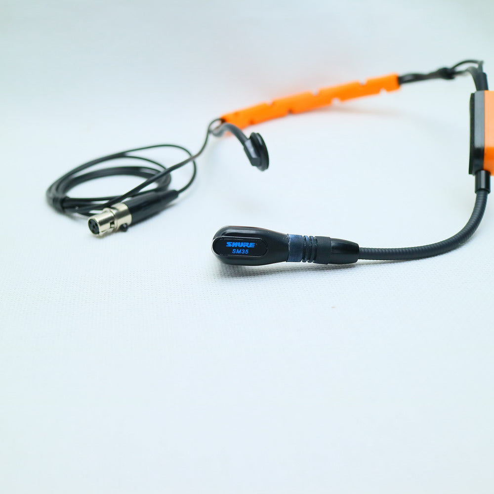 Professional SM35 Headset Microphone Crystal Clear Audio for Stage Speech Sing For Shure QLX QLX GLX BLX Wireless Pocket Transmitter TA4F Mini 4Pin