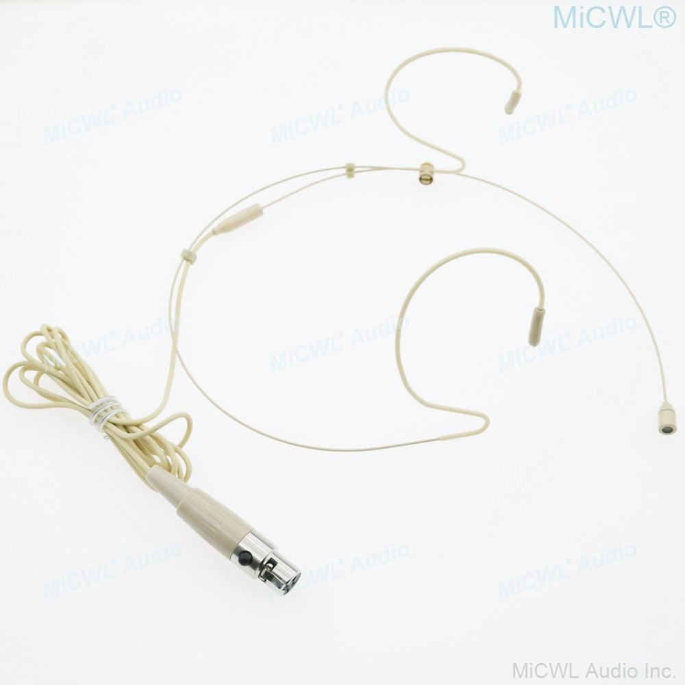 Professional Recording Vocal Headset Microphone for AKG Samson Gemini Wireless System Mini 3Pin TA3F Omnidirectional Cardioid - MiCWL Audio Inc