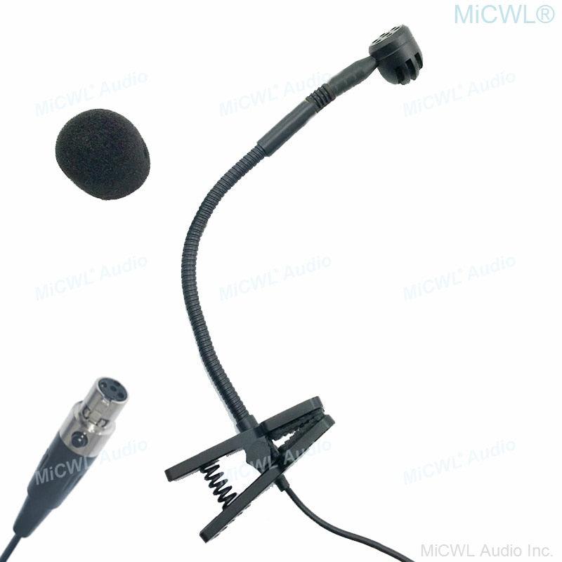 Instrument Musical Condenser Microphone MIC Classic Cardioid 3.5mm 1/8" Plug For Sennheiser 4P For Shure 3P For AKG - MiCWL Audio Inc
