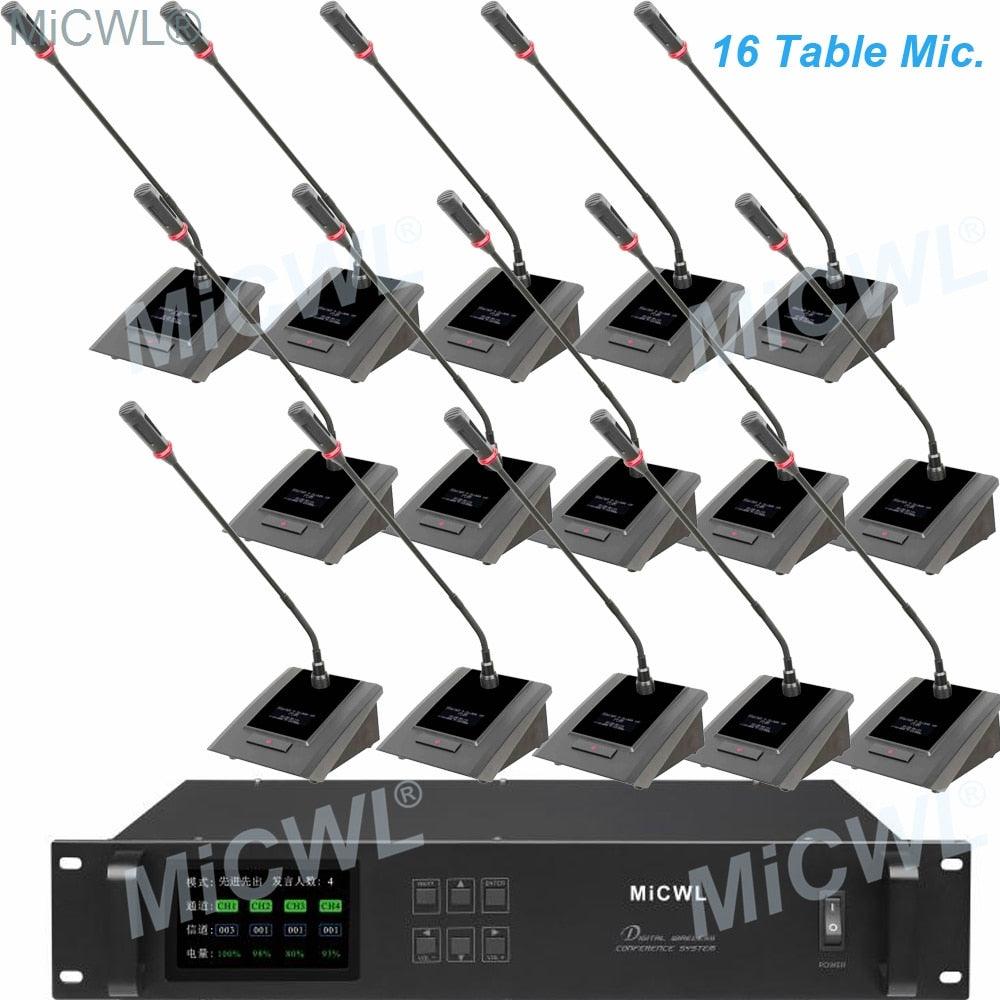 MXA Pro Digital Wireless Audio Ecosystem for Conferencing Microphone System Table Gooseneck President Delegate MiCWL A10M-A116 - MiCWL Audio Inc