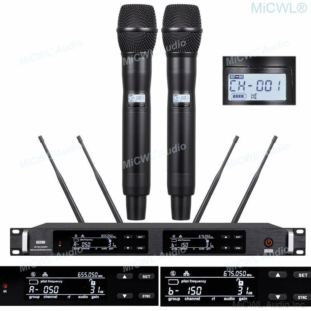High-end 300 Channel ULXD Digital Wireless Systems Dual Handheld Headset Microphone True Diversity unrivalled Digital products - MiCWL Audio Inc