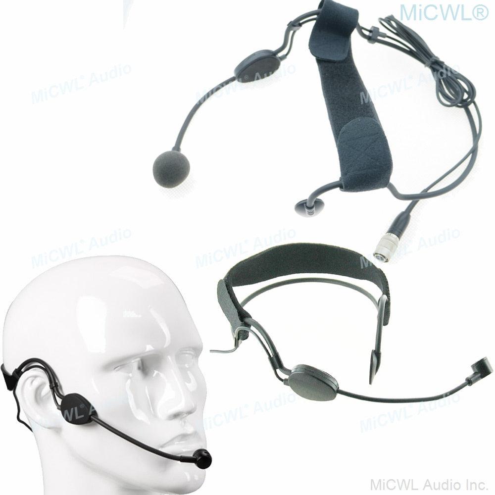 Pro Cardioid ME3 Headset Condenser Microphone For Shure TA4F Mini Sennheiser G2 G3 G4 3.5mm Lock AKG TA3F Audio-Technica 4Pin - MiCWL Audio Inc