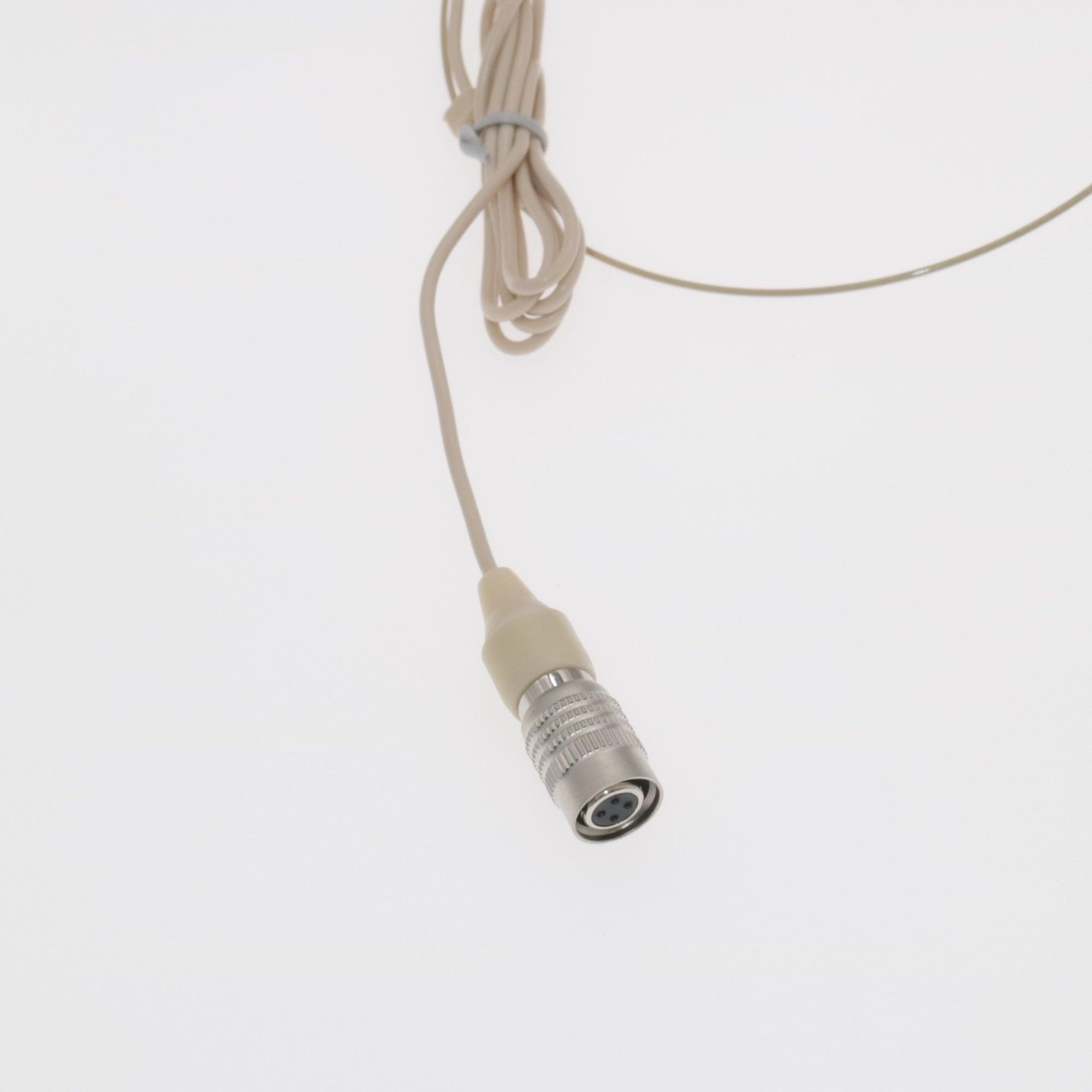 Skin Double Ear Hook Headband Microphone For Sennheiser Shure MiPro AKG Audio-Technica 4Pin 3Pin TA4F 3.5mm - MiCWL Audio Inc