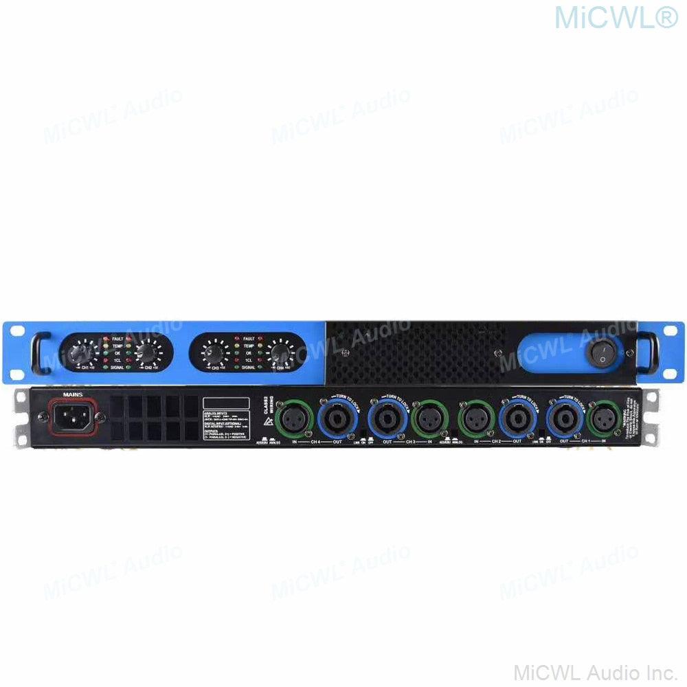 Digital Power amplifier 5200W 4 Channel Stage Audio Speaker AMP Amplifier 2 Channel 2600 watt - MiCWL Audio Inc